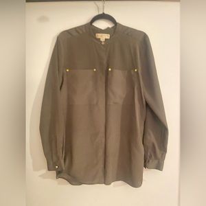 Michael Kors, military inspired blouse, Size L